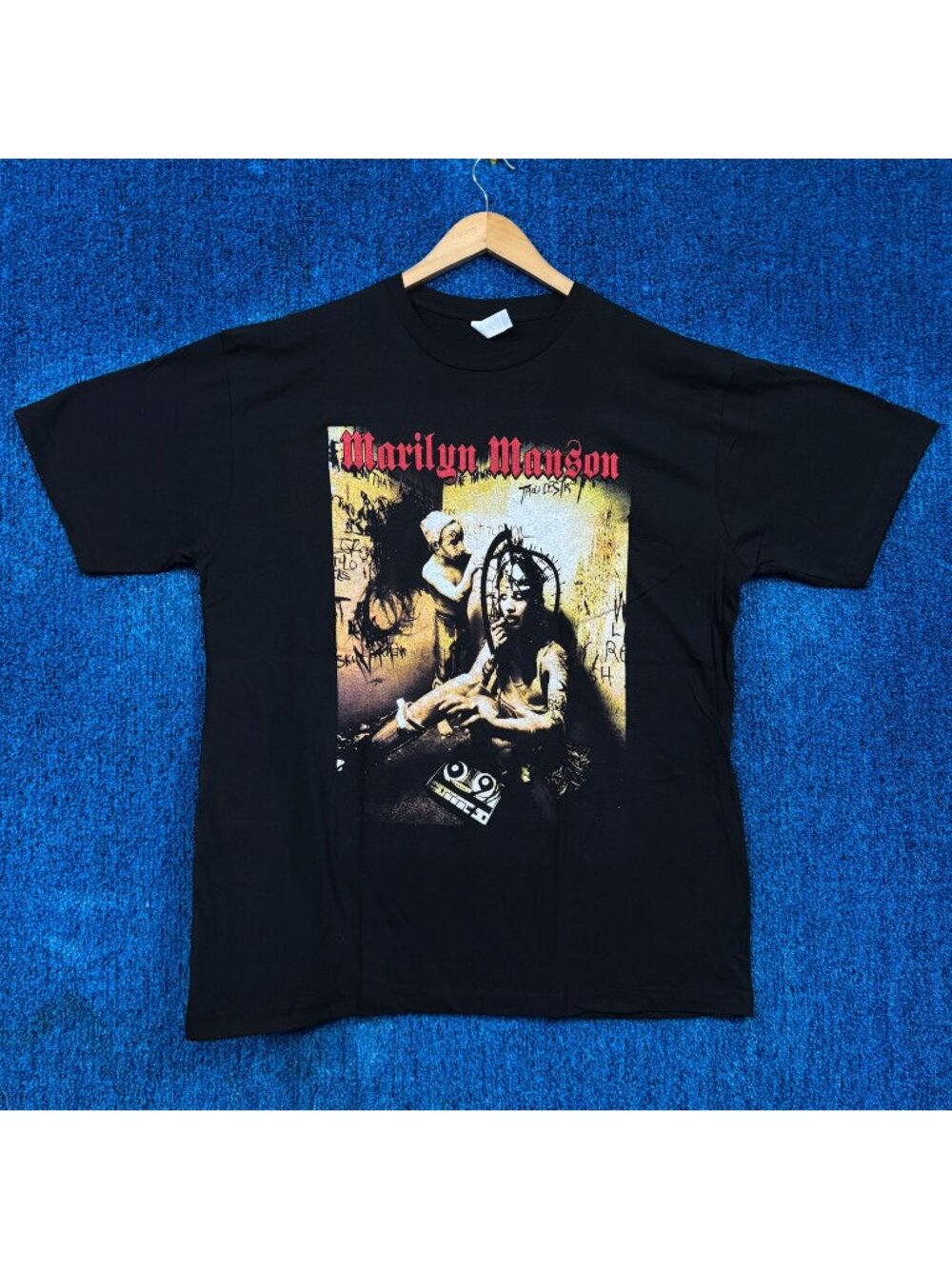 Marilyn Manson Rock Black T-Shirt Size Extra Large